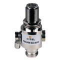 Citel Outdoor RF Protector, Dc-6.9 Ghz, Dc Pass, 25W, Imax 20Ka, Female-Female N Connector P8AX09-6G-N/FF